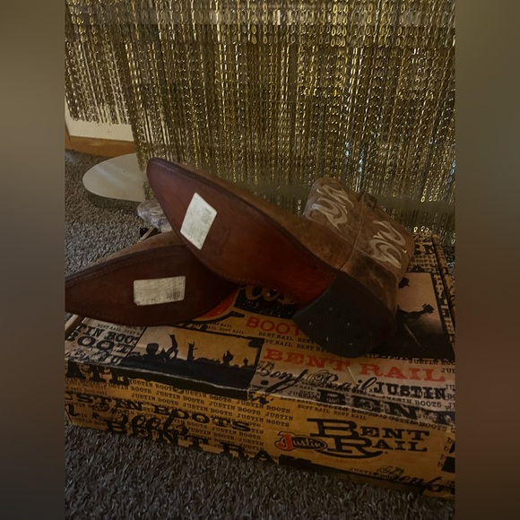 JUSTIN MEN’S RRENT RAIL WESTERN BOOT - Picture 8 of 8